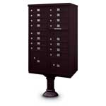 Decorative Short Pedestal with 2 Collars for CBU